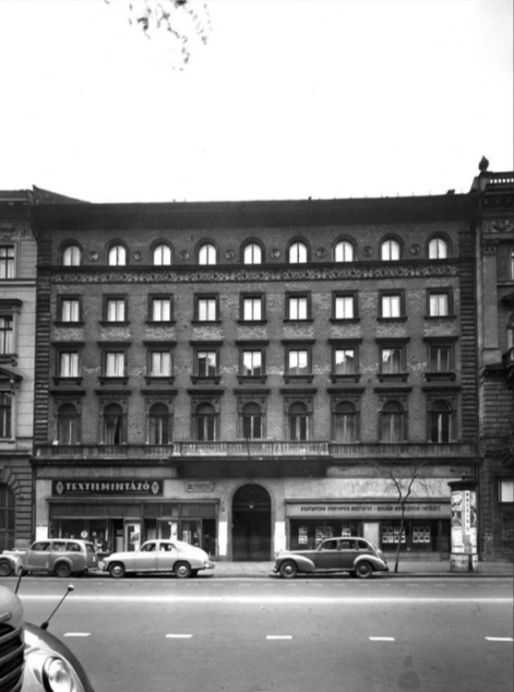 Бул. Андраши 7, архивна снимка от 1958 г.