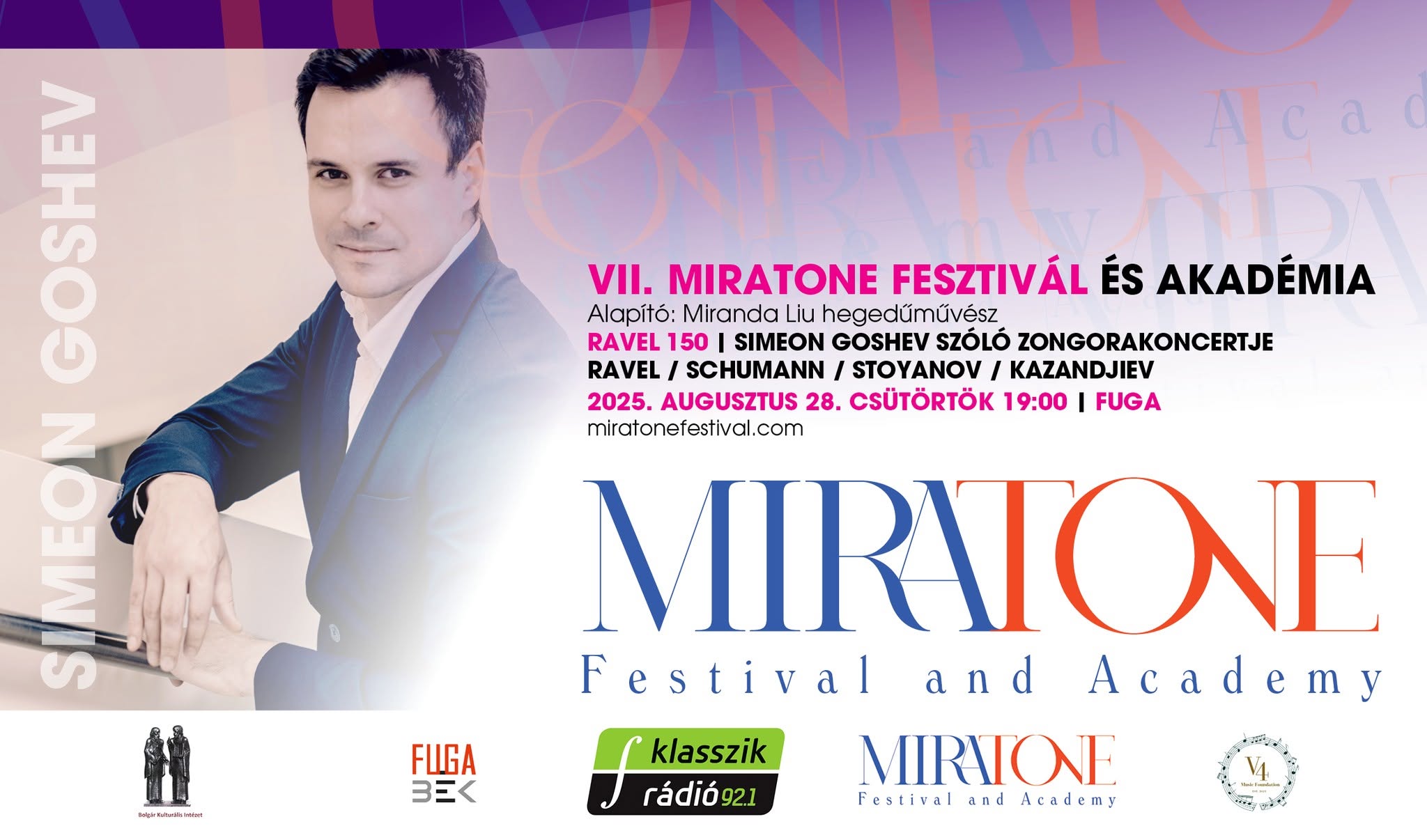 VII. Фестивал Miratone — Симеон Гошев (пиано)